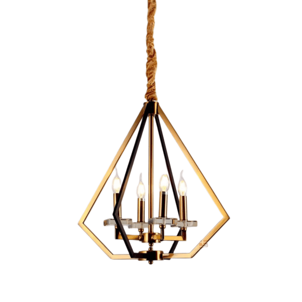 black and gold pendant lights